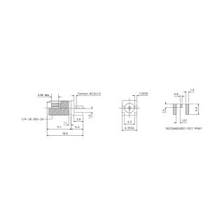 HS-SMAF Edge Type For 1.6 PCB Connector (12.4G)_L16.6(Contact 0.510mm)_Web2